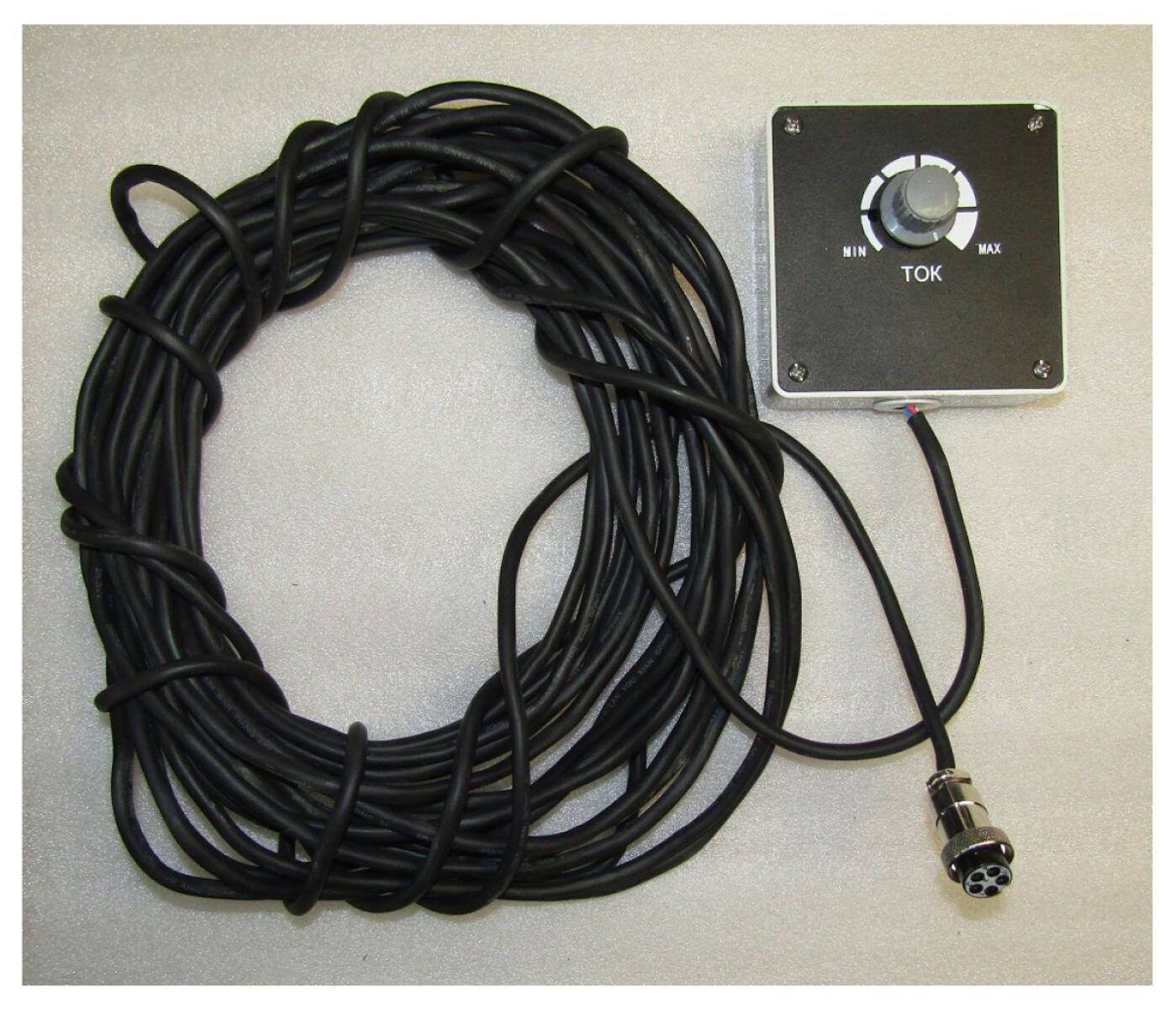 Регулятор тока дистанционный для аппаратов сварки MMA (14.6м.,4 pin)/ Current regulator remote Регулятор тока дистанционный для аппаратов сварки MMA (14.6м.,4 pin)/ Current regulator remote