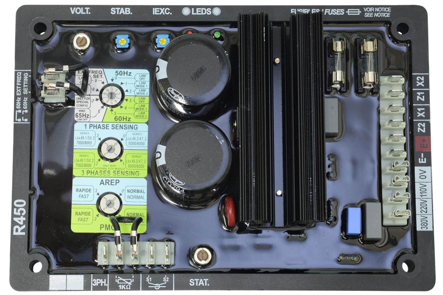 Регулятор напряжения Leroy-Somer R450/ R450 AVR Регулятор напряжения Leroy-Somer R450/ R450 AVR