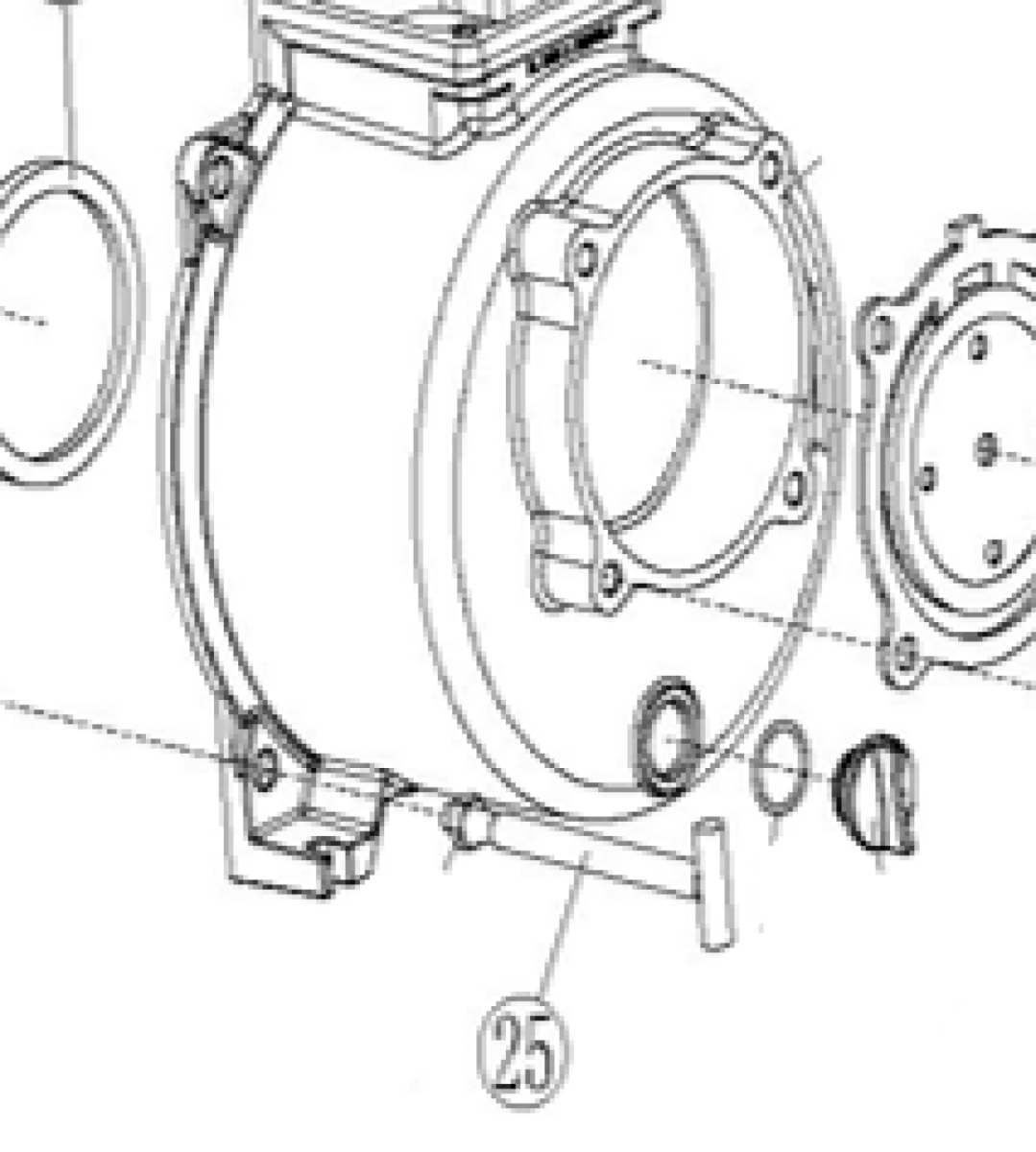 Винт корпуса помпы TSS PGT100/T-bolt M10 PGT100, №25 (30103-00024-00) Винт корпуса помпы TSS PGT100/T-bolt M10 PGT100, №25 (30103-00024-00)
