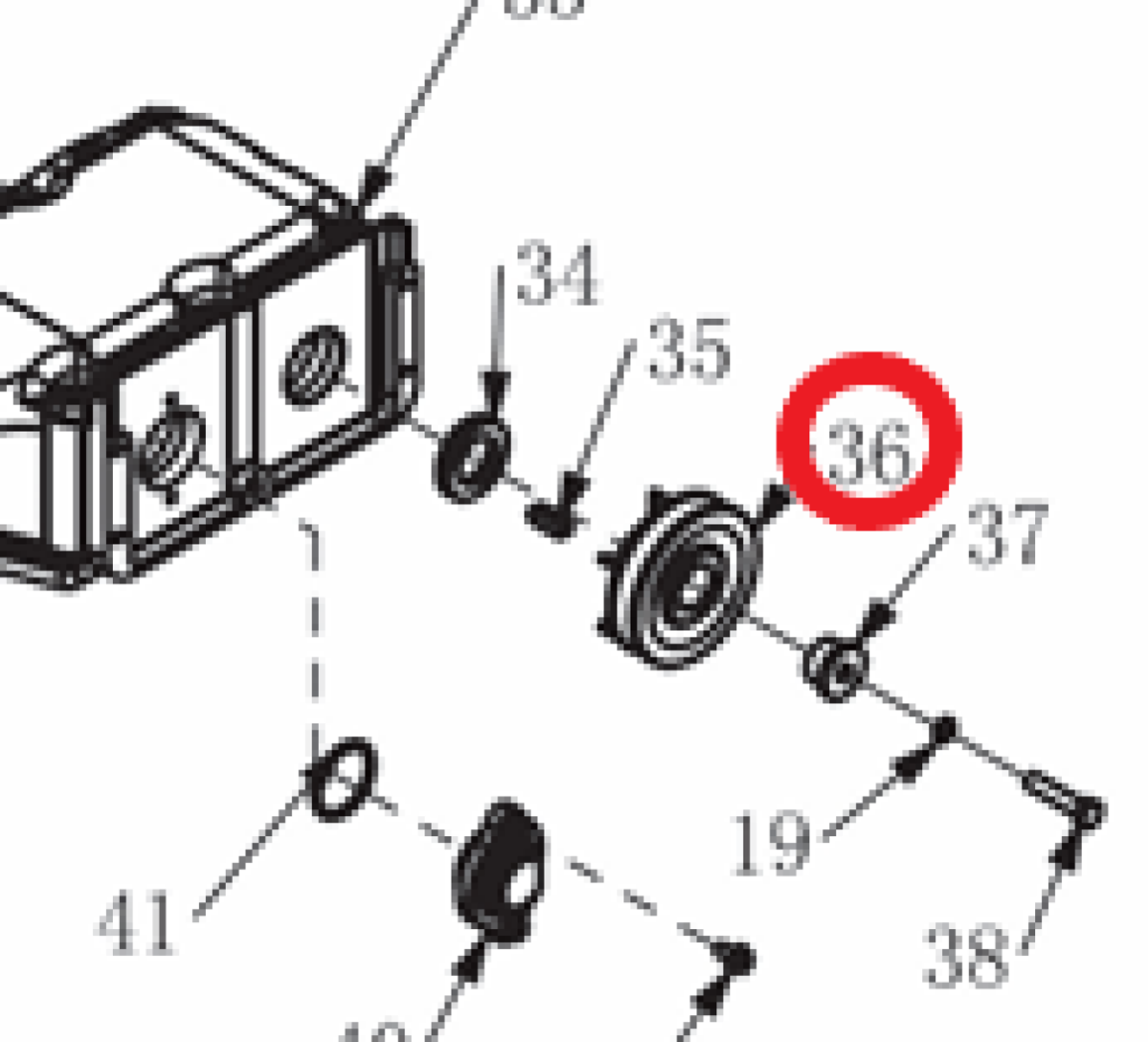 Шкив вала вибратора TSS-CP-240/Pulley, №36 ( 2302-13015-4) Шкив вала вибратора TSS-CP-240/Pulley, №36 ( 2302-13015-4)
