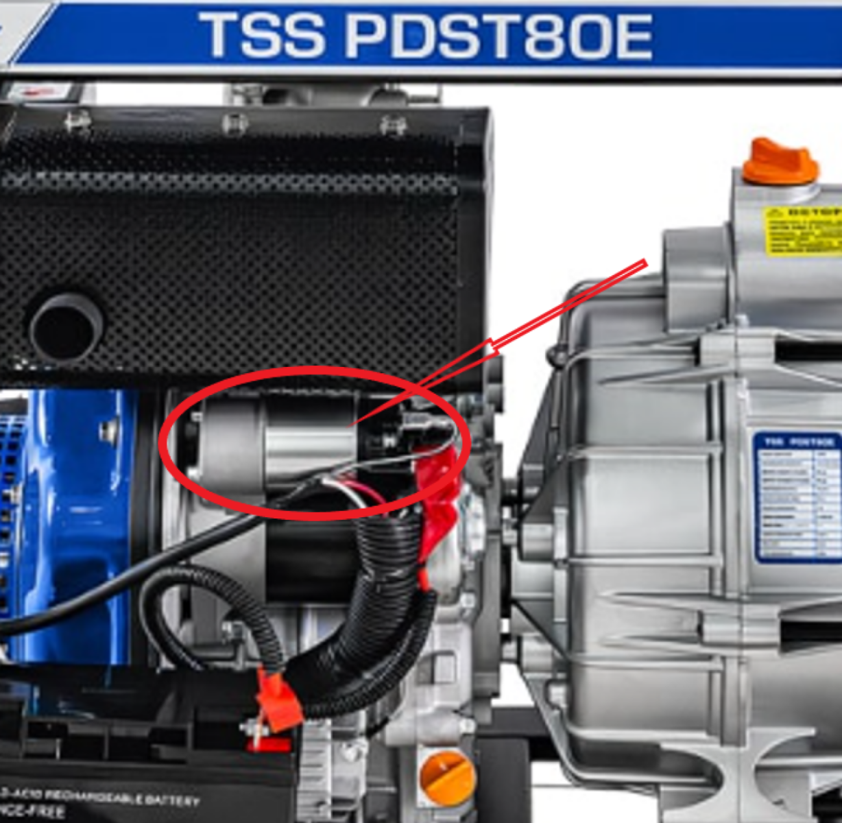 Стартер электрический Diesel 178FE/Starting motor 178FE, TSS PDST80E, E-13/№1 (20149-00023-03) Стартер электрический Diesel 178FE/Starting motor 178FE, TSS PDST80E, E-13/№1 (20149-00023-03)
