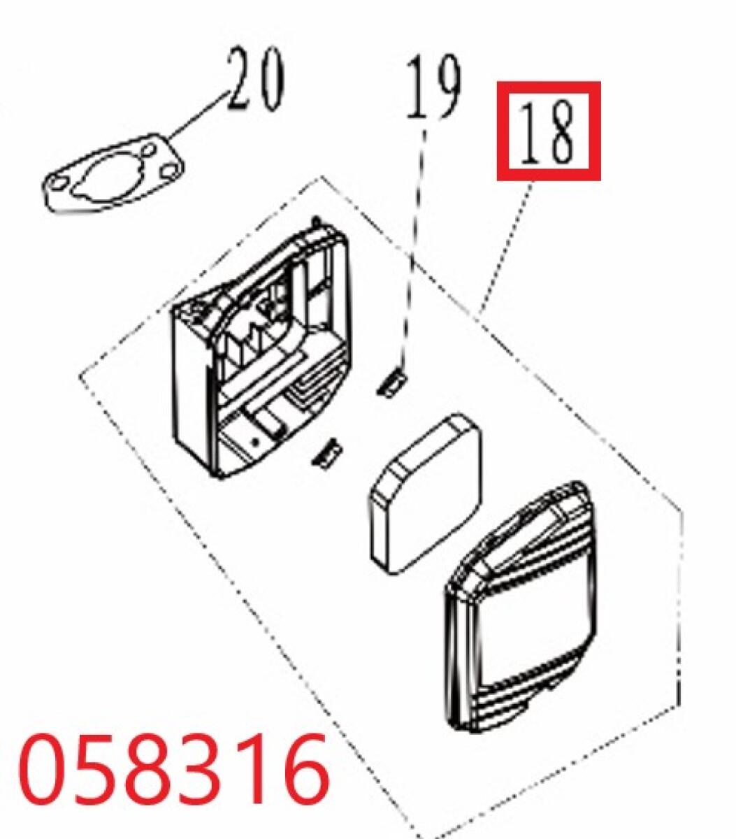 Фильтр воздушный в сборе SGG 11000E3Ui,LT196FiE Lt / Air cleaner assy (1.01.12.02.0036) Фильтр воздушный в сборе SGG 11000E3Ui,LT196FiE Lt / Air cleaner assy (1.01.12.02.0036)
