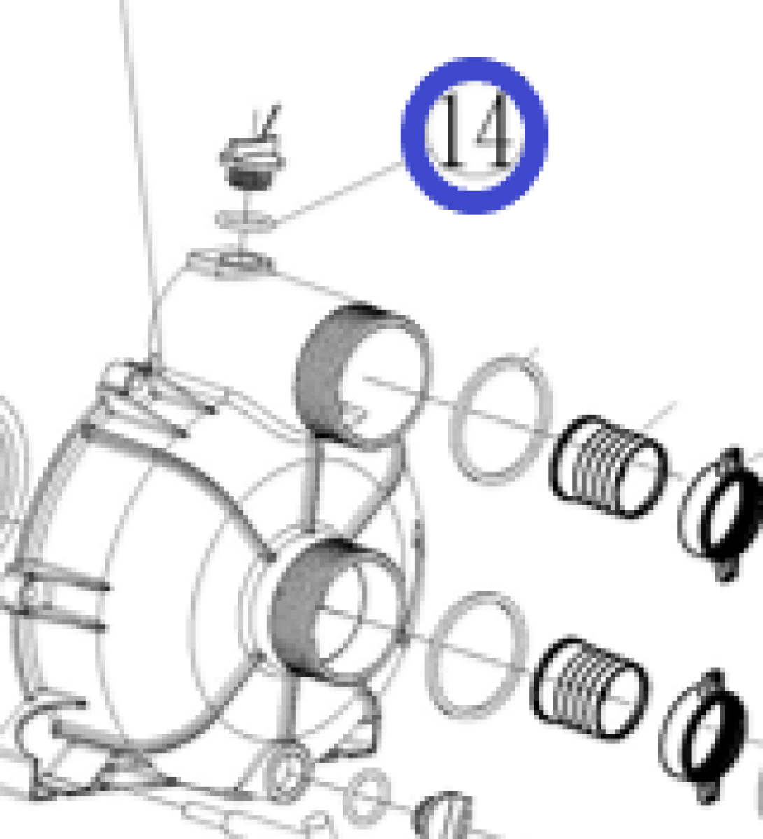 Кольцо уплотнительное пробки помпы TSS PGT80/O-ring at screw plug PGT80, №14 (30152-00199-00) Кольцо уплотнительное пробки помпы TSS PGT80/O-ring at screw plug PGT80, №14 (30152-00199-00)