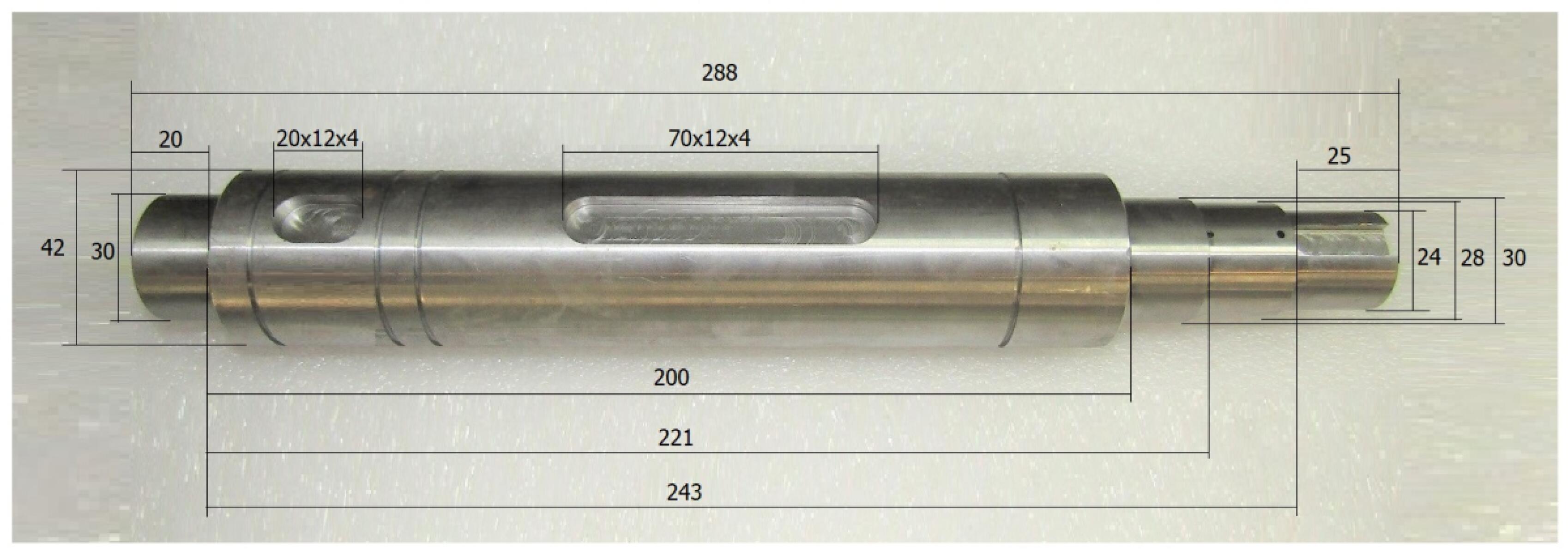 Вал ведущий TSS-WP320/Ecc. Rotary shaft, drive, №24 (CNP330A008-24) Вал ведущий TSS-WP320/Ecc. Rotary shaft, drive, №24 (CNP330A008-24)