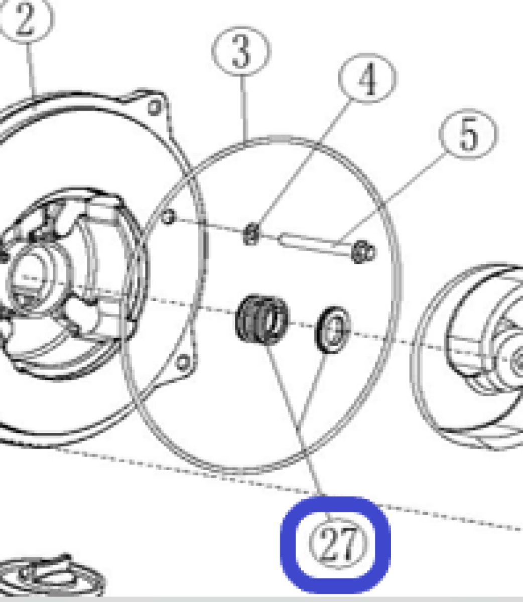 Уплотнитель механический TSS PGT100/Mechanical seal PGT100, №27 (70010-00602-00) Уплотнитель механический TSS PGT100/Mechanical seal PGT100, №27 (70010-00602-00)