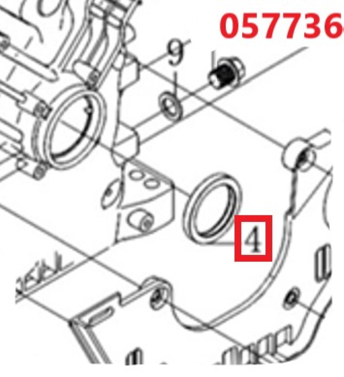 Сальник КВ в блоке цилиндров SGG 16000(.L.)-18000(.L.),LC2V90FD Lc (43×55×7) / Oil seal (43×55×7) (380650652-0001) Сальник КВ в блоке цилиндров SGG 16000(.L.)-18000(.L.),LC2V90FD Lc (43×55×7) / Oil seal (43×55×7) (380650652-0001)