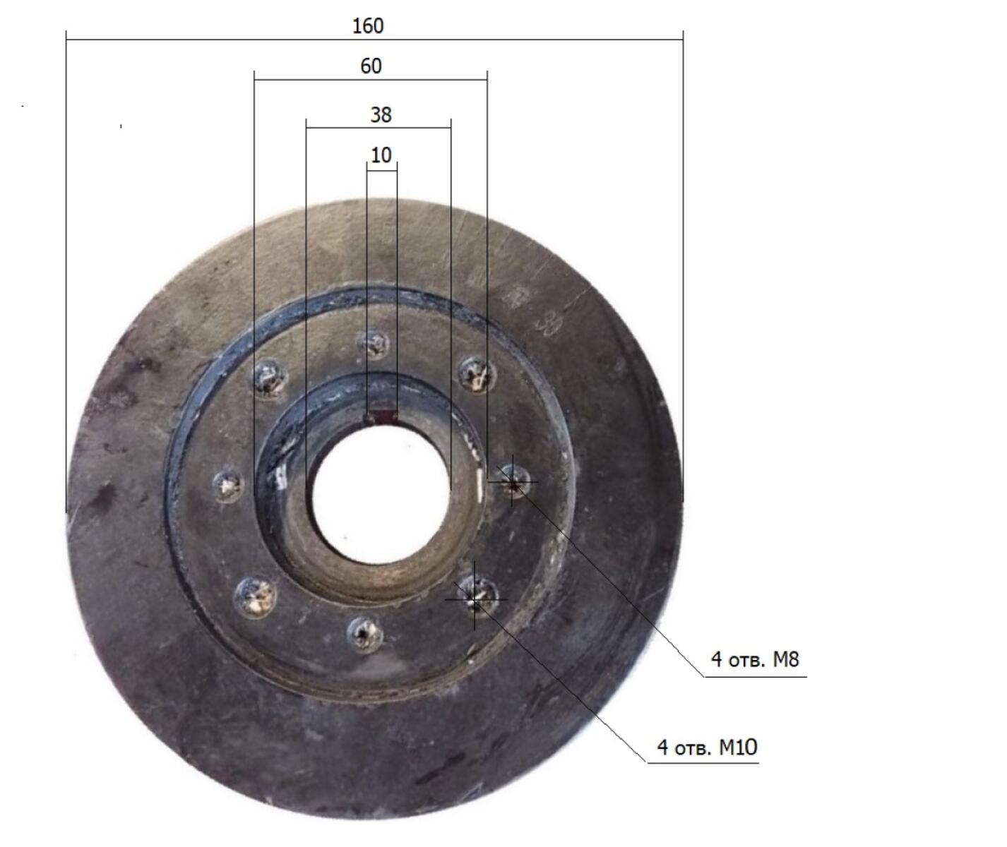 Шкив вала коленчатого TDR-K 22 4L /Crankshaft pulley (N485-06001A) Шкив вала коленчатого TDR-K 22 4L /Crankshaft pulley (N485-06001A)
