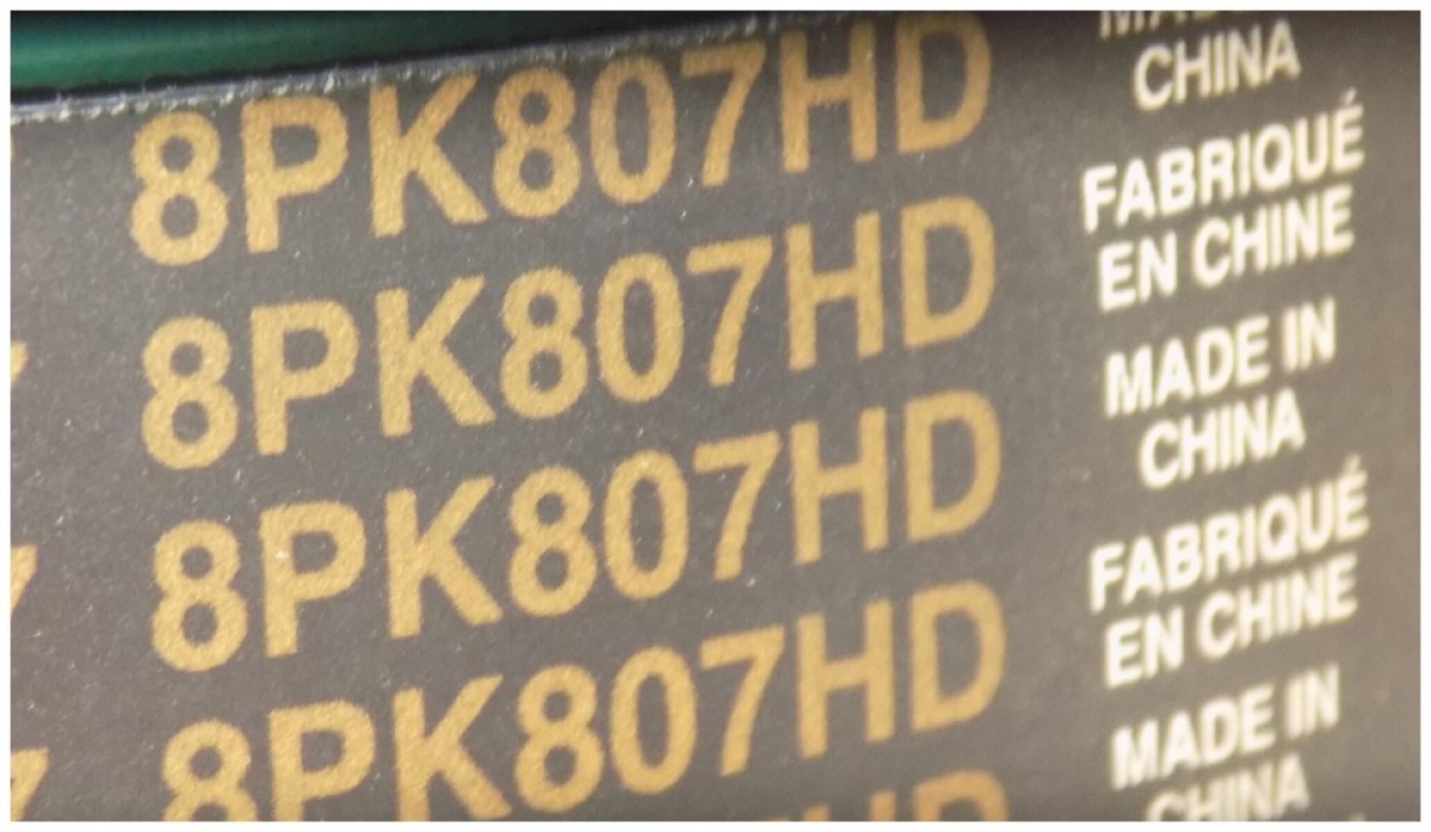 Ремень приводной генератора TDP 235 6LTE/Belt, 8PK807HD Ремень приводной генератора TDP 235 6LTE/Belt, 8PK807HD