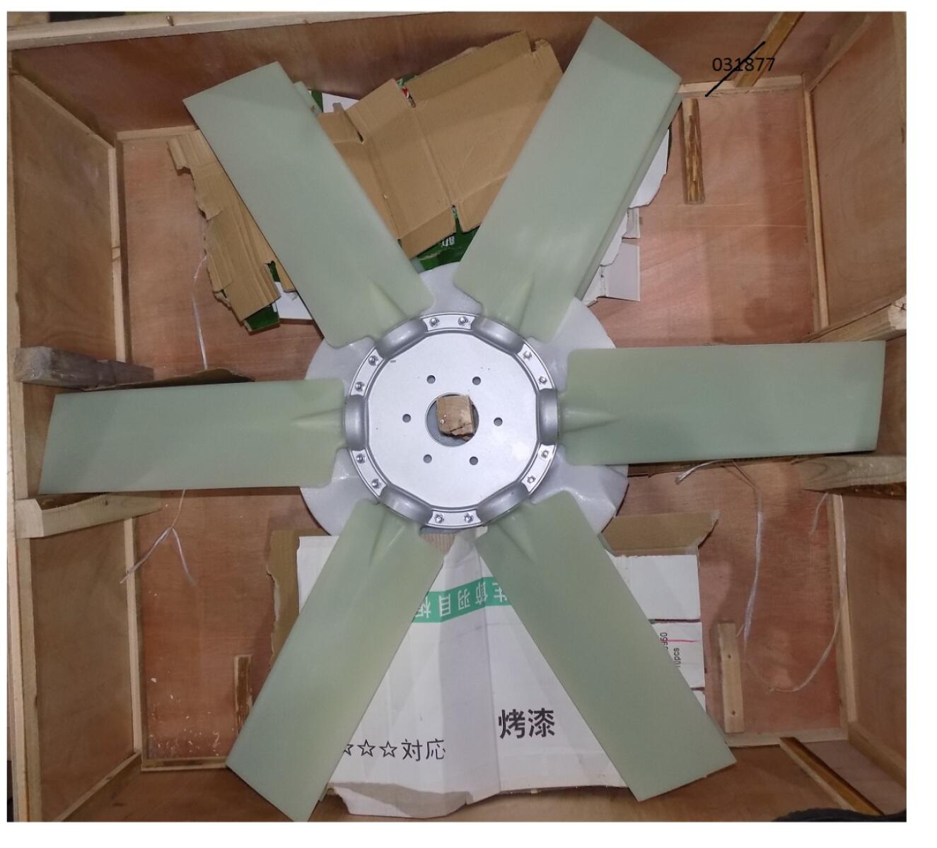 Крыльчатка вентилятора (D=1295/6,пластик ) TDA-N 500 12VTE/Fan assembly Крыльчатка вентилятора (D=1295/6,пластик ) TDA-N 500 12VTE/Fan assembly