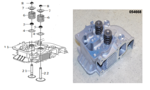 Головка блока цилиндра в сборе Diesel 188FE/Cylinder Head Assy, №11 (20023-00056-00) Головка блока цилиндра в сборе Diesel 188FE/Cylinder Head Assy, №11 (20023-00056-00)