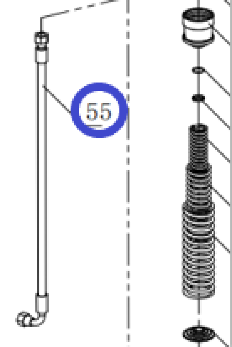 Трубка масляного насоса TSS-CP-320/High pressure oil pipe, CNP330AY-1-A55 (3110103001) Трубка масляного насоса TSS-CP-320/High pressure oil pipe, CNP330AY-1-A55 (3110103001)
