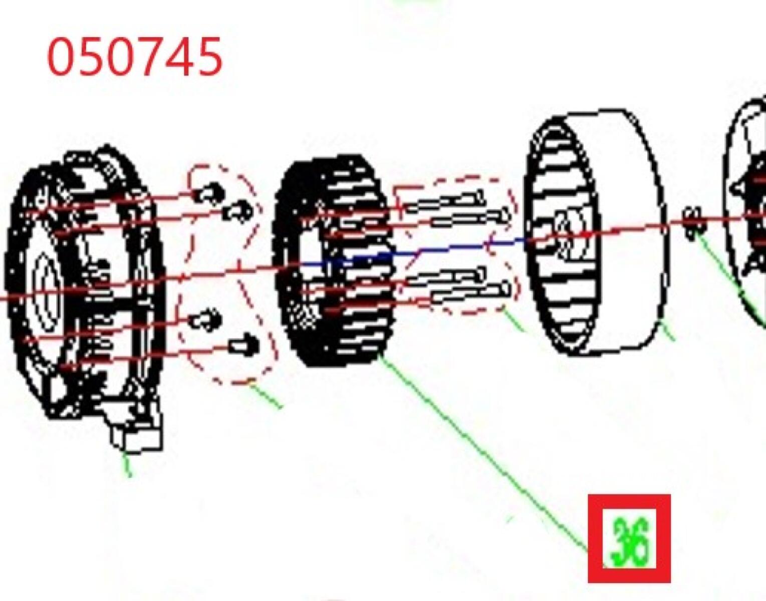Статор альтернатора инверторный 230V SGG 11000E3Ui,LT196FiE / Inverter motor stator 230V (1.03.02.01.0230)