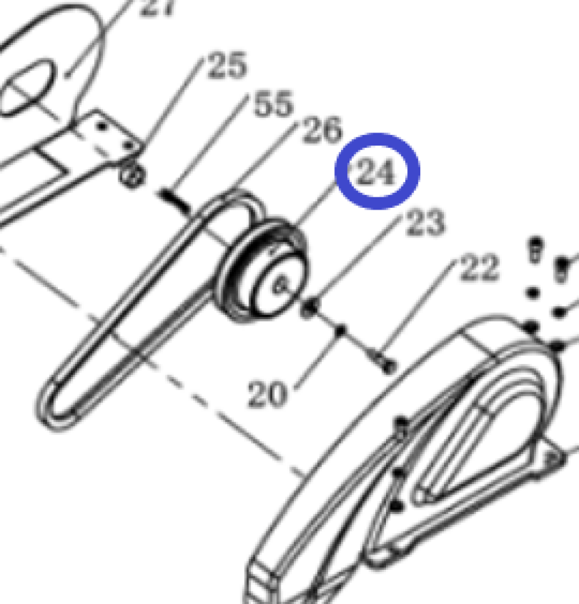 Муфта центробежная (19.05х132х60/1А) TSS-WP100TH&L/Clutch assembly, №24 (CNP15024) Муфта центробежная (19.05х132х60/1А) TSS-WP100TH&L/Clutch assembly, №24 (CNP15024)