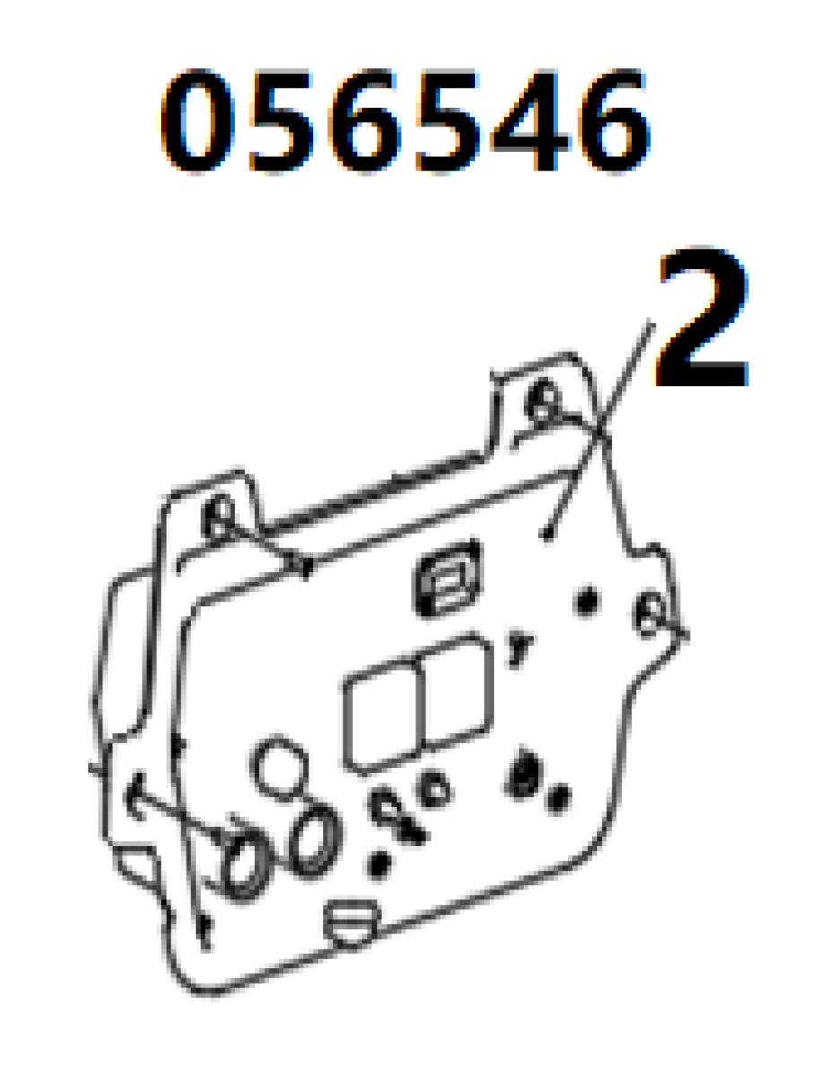 TSS PROF GGW 7.0 200E/Control panel assembly (20114-04703-00)