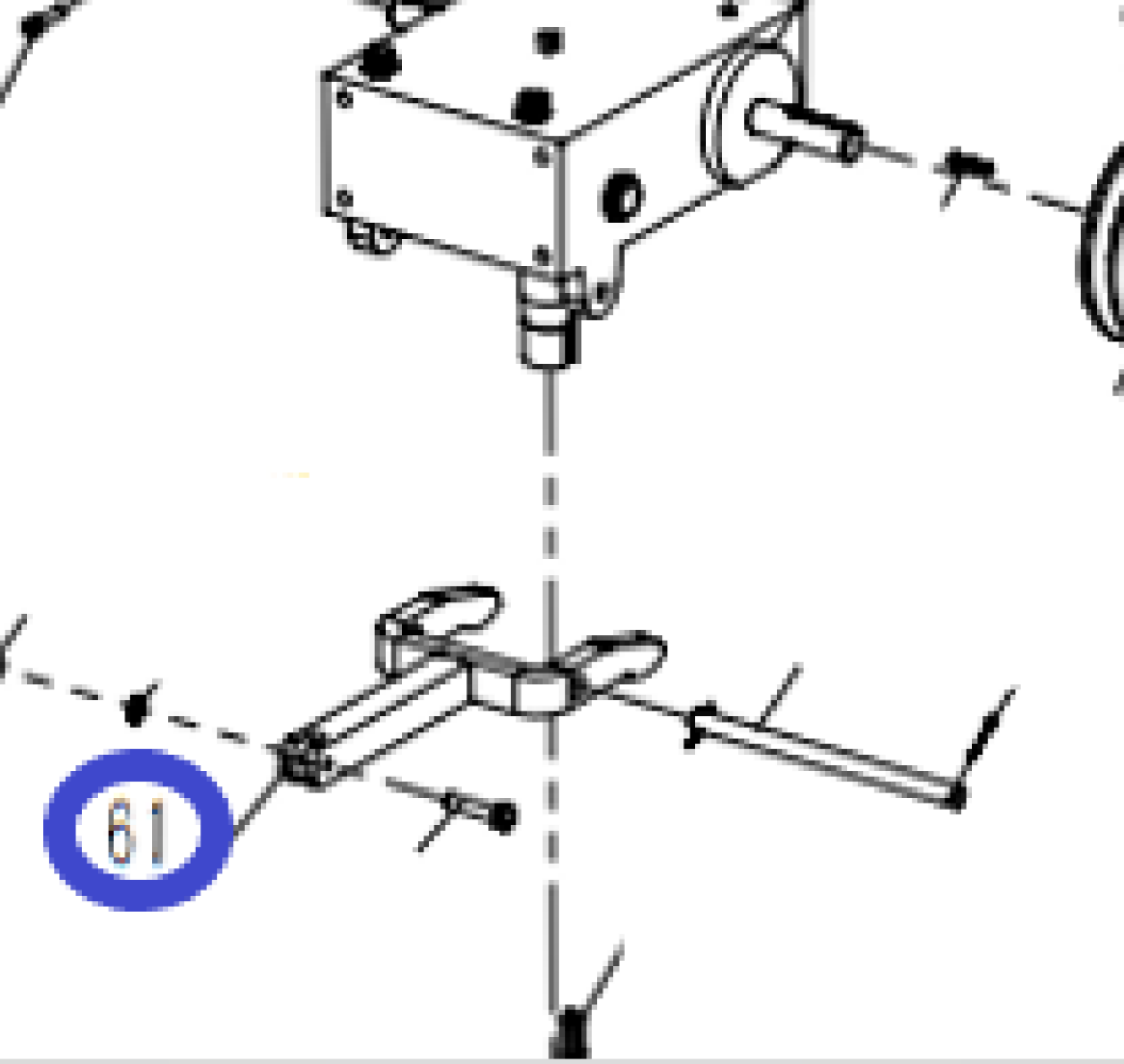 Вилка наклона лопастей TSS DRD1600L/Fork, №61 (CNMG30061/3020401027) Вилка наклона лопастей TSS DRD1600L/Fork, №61 (CNMG30061/3020401027)