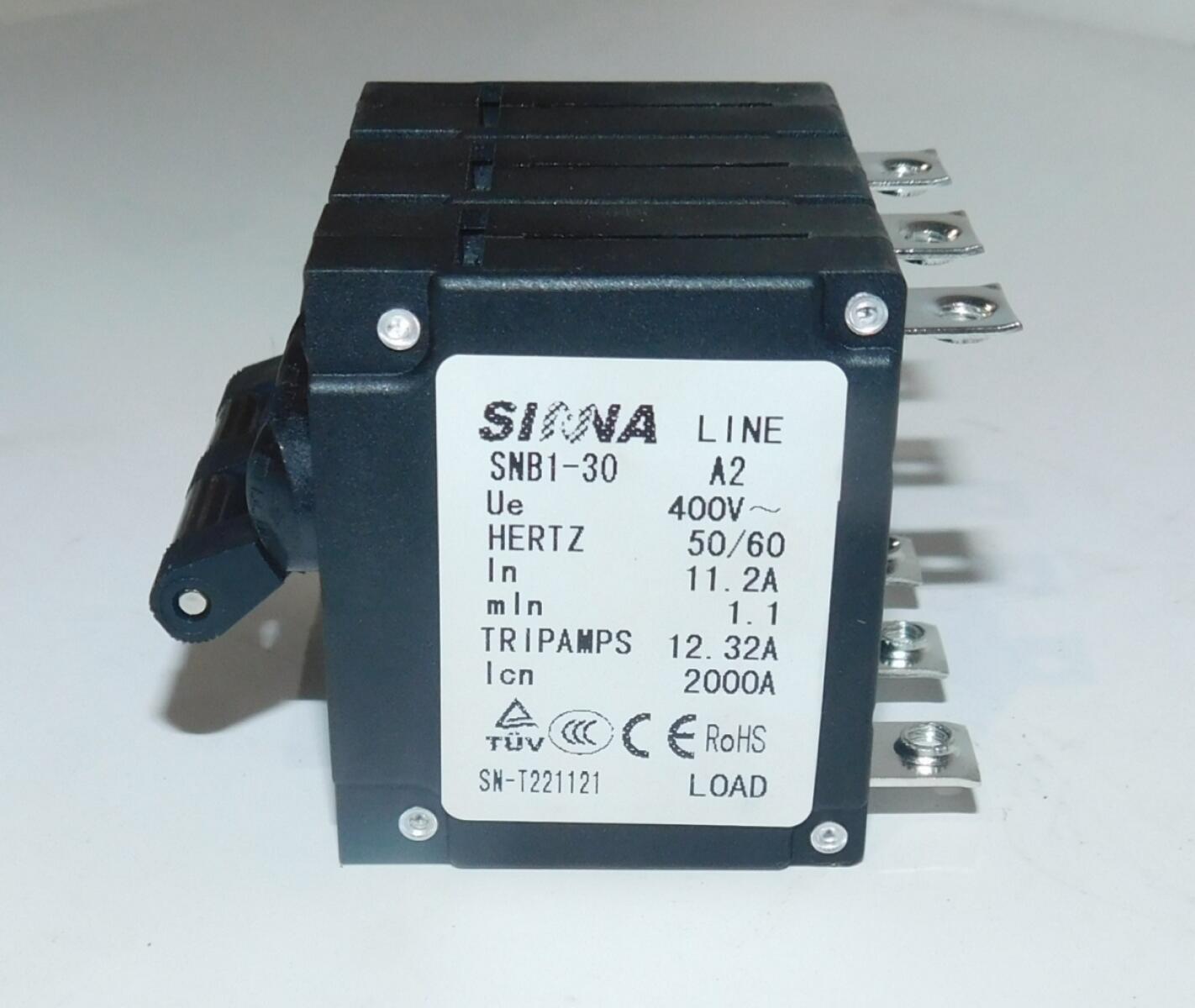 Выключатель автоматический (тройной) 11,2 SGG 8000EH3NA / AC circuit breaker 3-phase Выключатель автоматический (тройной) 11,2 SGG 8000EH3NA / AC circuit breaker 3-phase