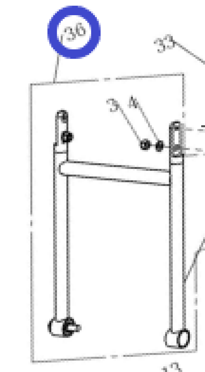 Крепление ручки управления TSS-WP70L/Foldable handle Assy(Optional) TSS-WP70L, №36 (CNP10036) Крепление ручки управления TSS-WP70L/Foldable handle Assy(Optional) TSS-WP70L, №36 (CNP10036)
