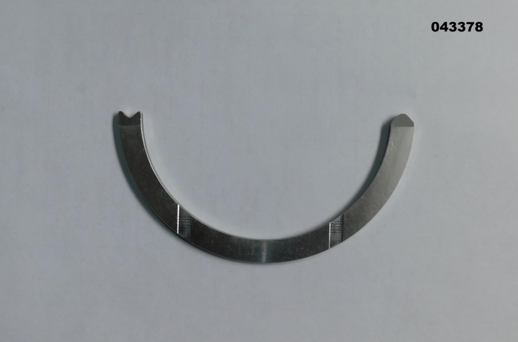 Кольцо упорное(вкладыш упорный подшипника коленчатого вала DP180LB/BEARING,THRUST (UPPER) (140110-00