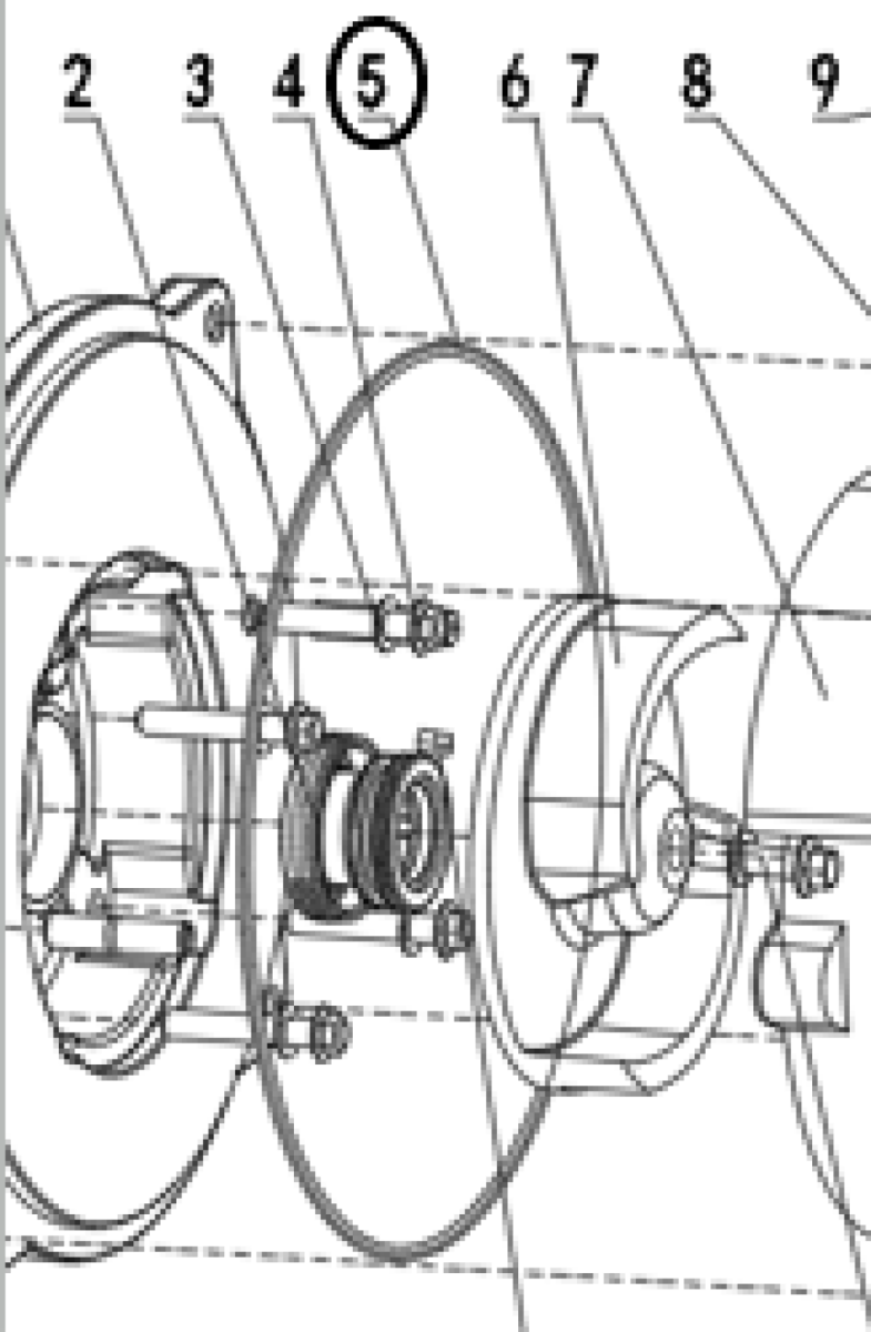 Кольцо уплотнительное крышки насоса TSS PDST100E/O-ring seal PDST100E, №5 (30152-00129-00) Кольцо уплотнительное крышки насоса TSS PDST100E/O-ring seal PDST100E, №5 (30152-00129-00)
