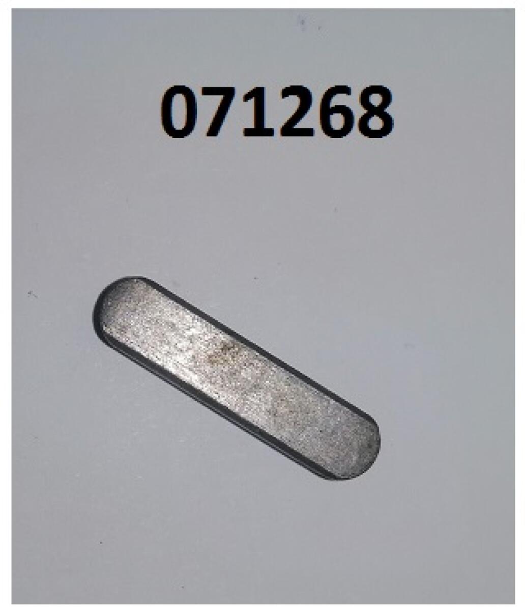 Шпонка (6х25х6) для ТСС ВП-20/Key a8x25-gb1076, 0010768 Шпонка (6х25х6) для ТСС ВП-20/Key a8x25-gb1076, 0010768