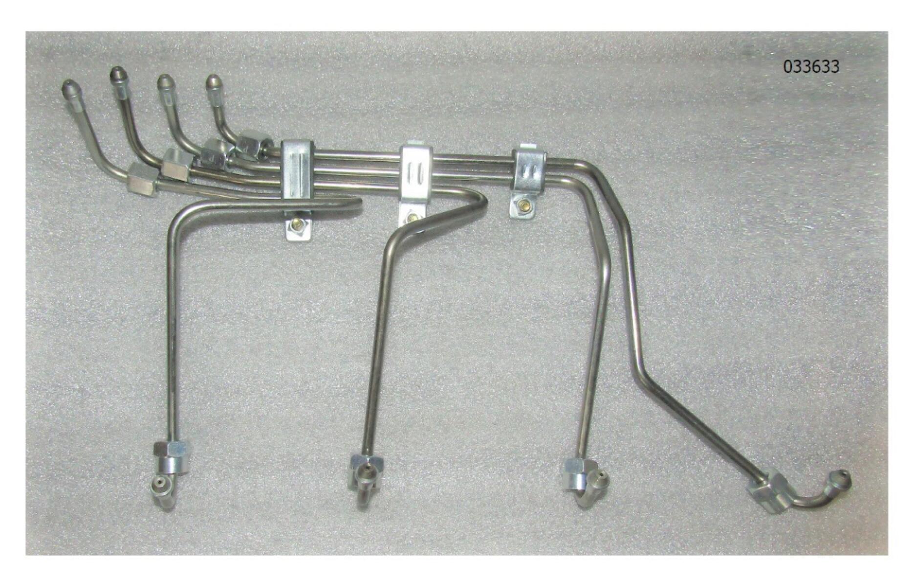 Трубки топливные высокого давления (к-т на 1 дв-ль, 4 шт) Yangdong Y4105D/High pressure pipe Трубки топливные высокого давления (к-т на 1 дв-ль, 4 шт) Yangdong Y4105D/High pressure pipe