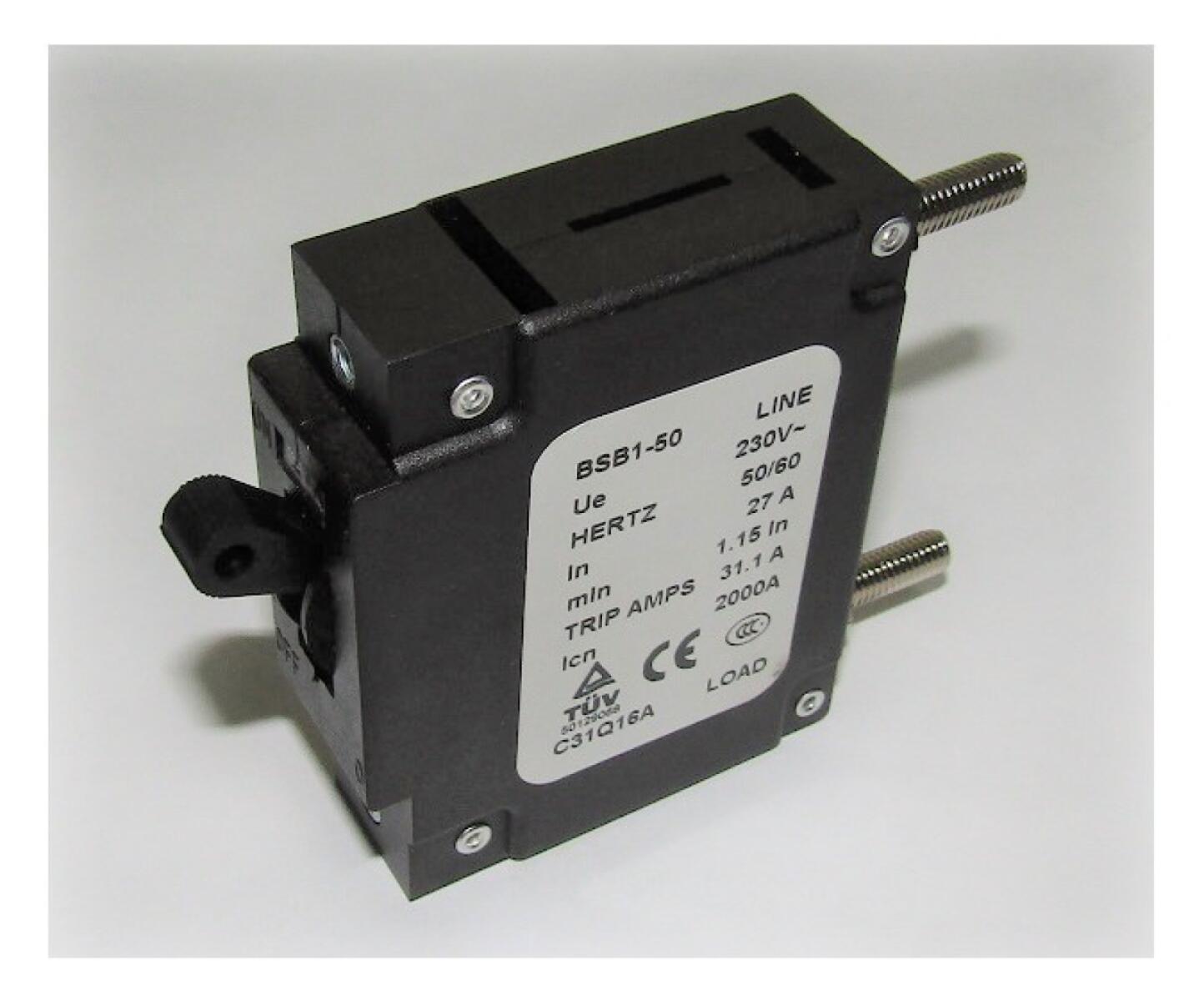 Выключатель автоматический (одинарный) 27А SGG 6000EN / AC circuit breaker