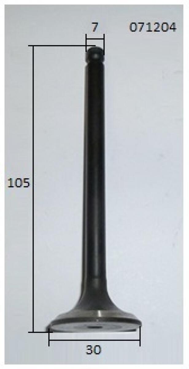 Клапан выпускной KM376AG/Exhaust valve Клапан выпускной KM376AG/Exhaust valve