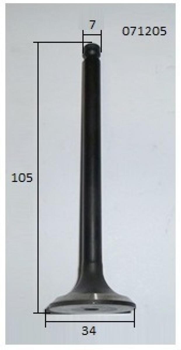 Клапан впускной KM376AG/Inlet valve