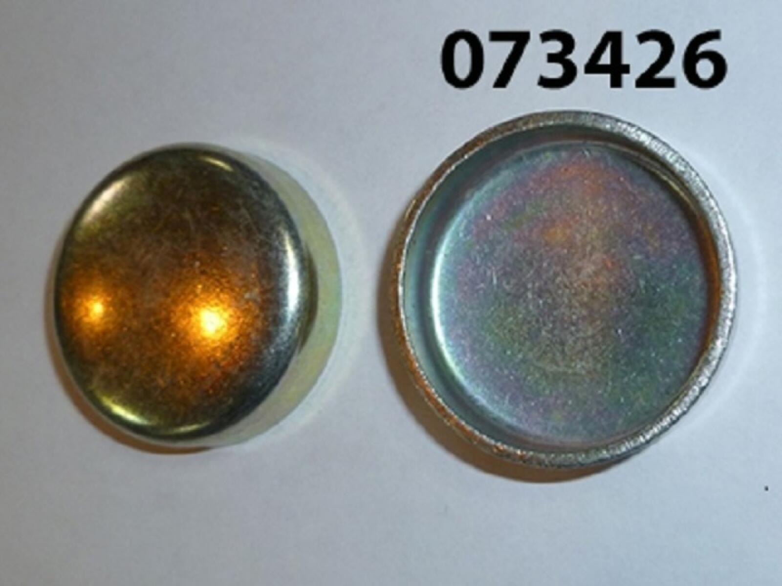 Заглушка головки блока цилиндров торцевая KM376AG (D=35,2х32х9,5) / Cylinder head plug (KM376QC-1003013)