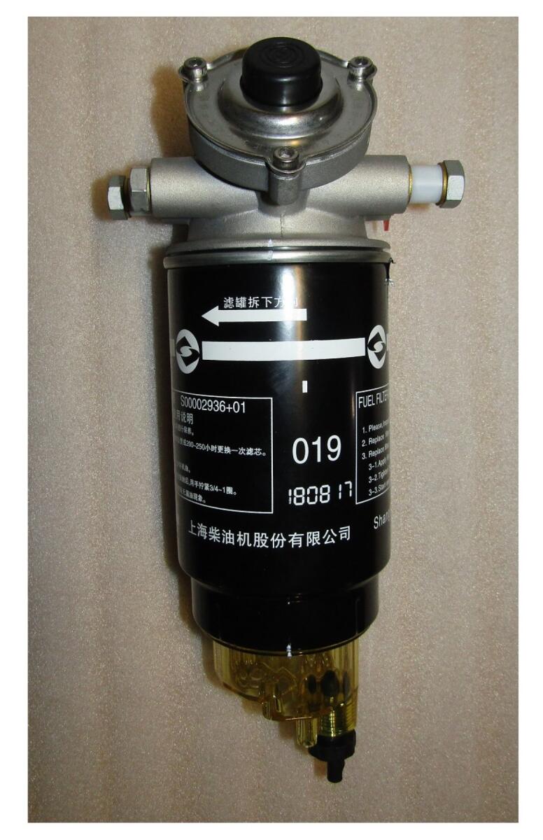 Фильтр топливный грубой очистки в сборе с кронштейном SDEC SC25G610D2 /Primare fuel filter group (S0