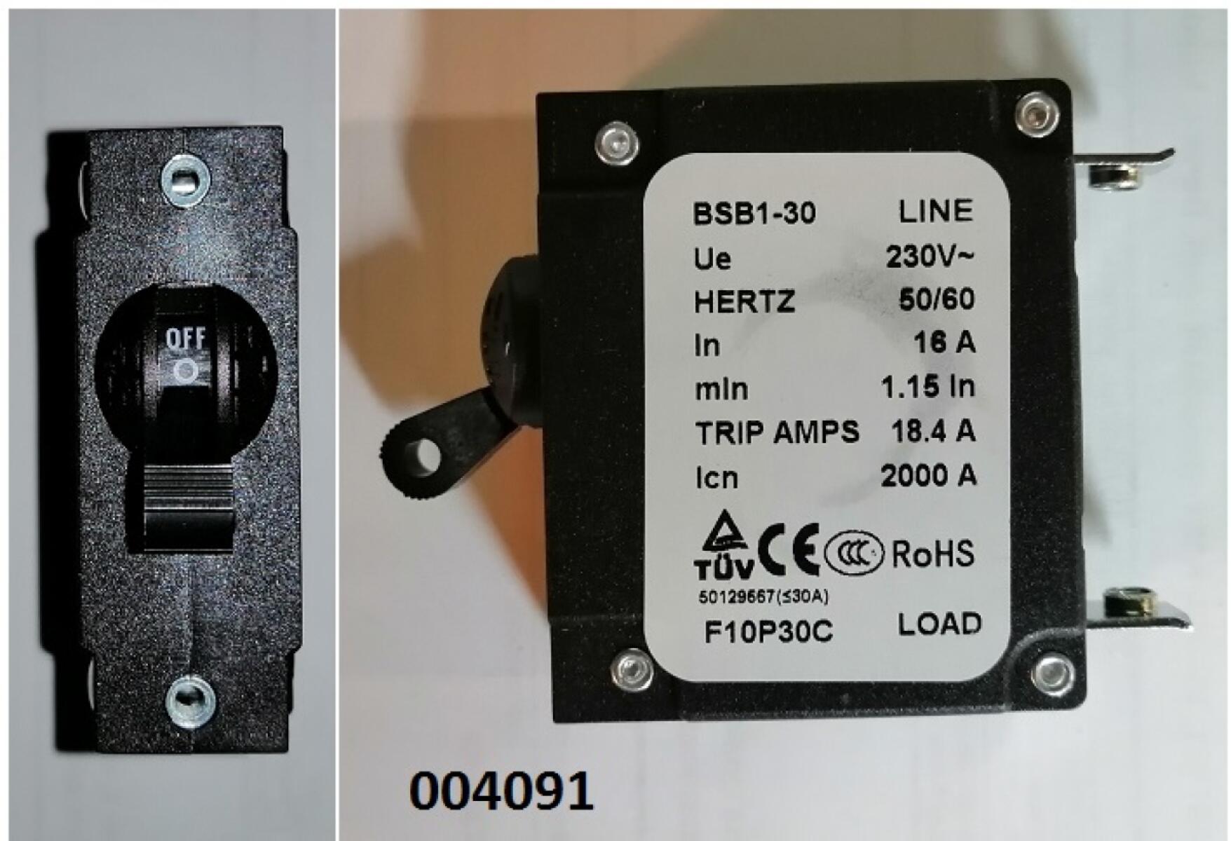 Выключатель автоматический (одинарный) 16A SDG 6500 / AC circuit breaker Выключатель автоматический (одинарный) 16A SDG 6500 / AC circuit breaker