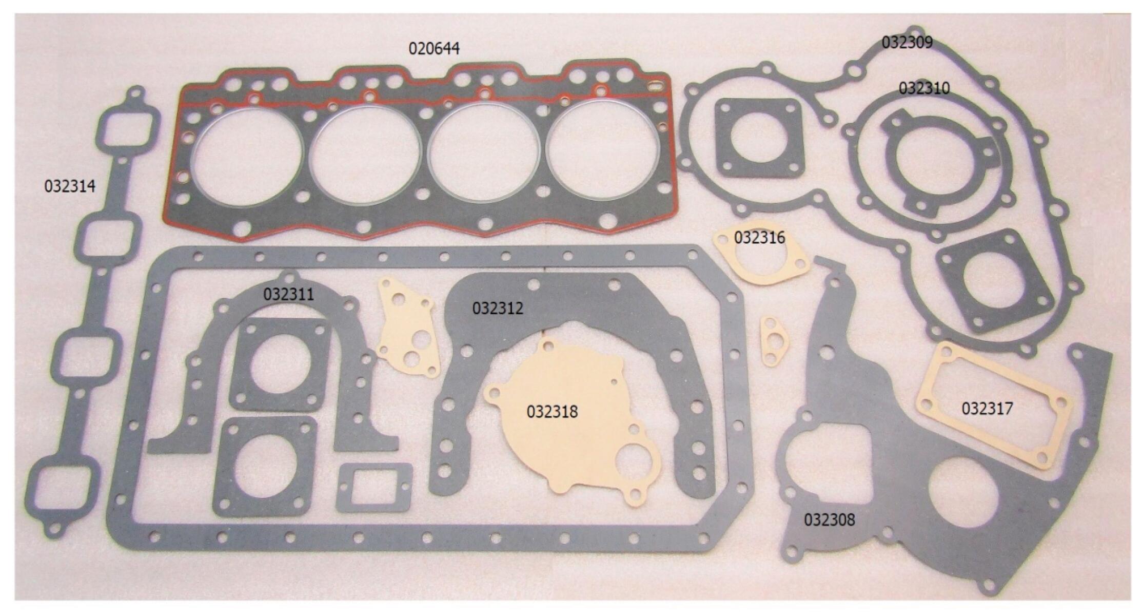 Комплект прокладок двигателя TDX 16 4L/Gaskets Kit Комплект прокладок двигателя TDX 16 4L/Gaskets Kit