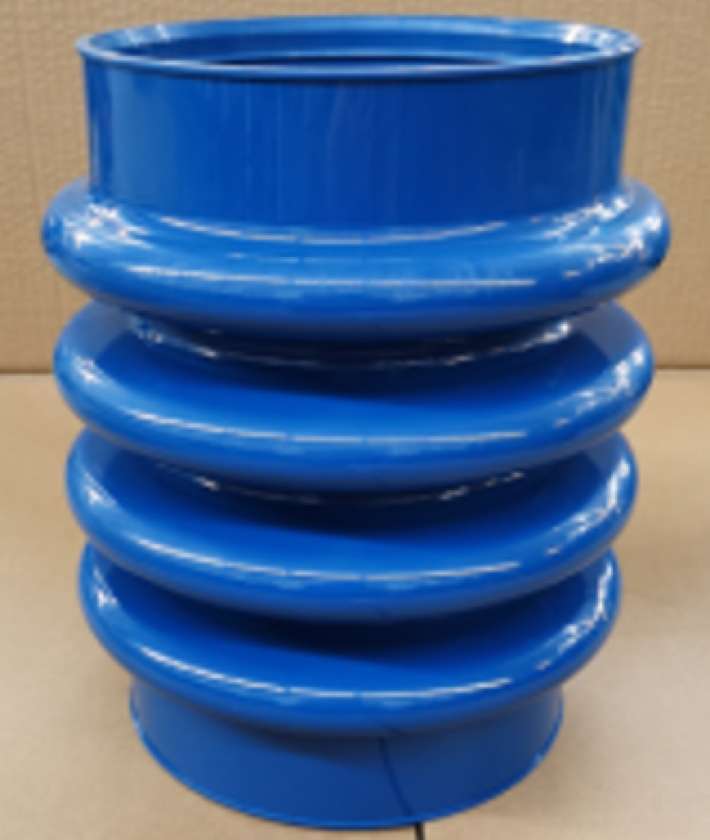 Кожух гофрированный, окружность 560мм TSS RM75H,L/belllow orange,№60 (WH-RM80-060)