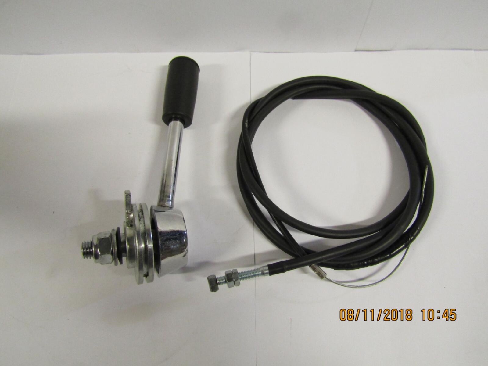 Рычаг газа с тросиком TSS-СР-350/Trottle Wire №22 (2304-00018-4)+Oil Lever Assy, №21 (2304-14000-1)