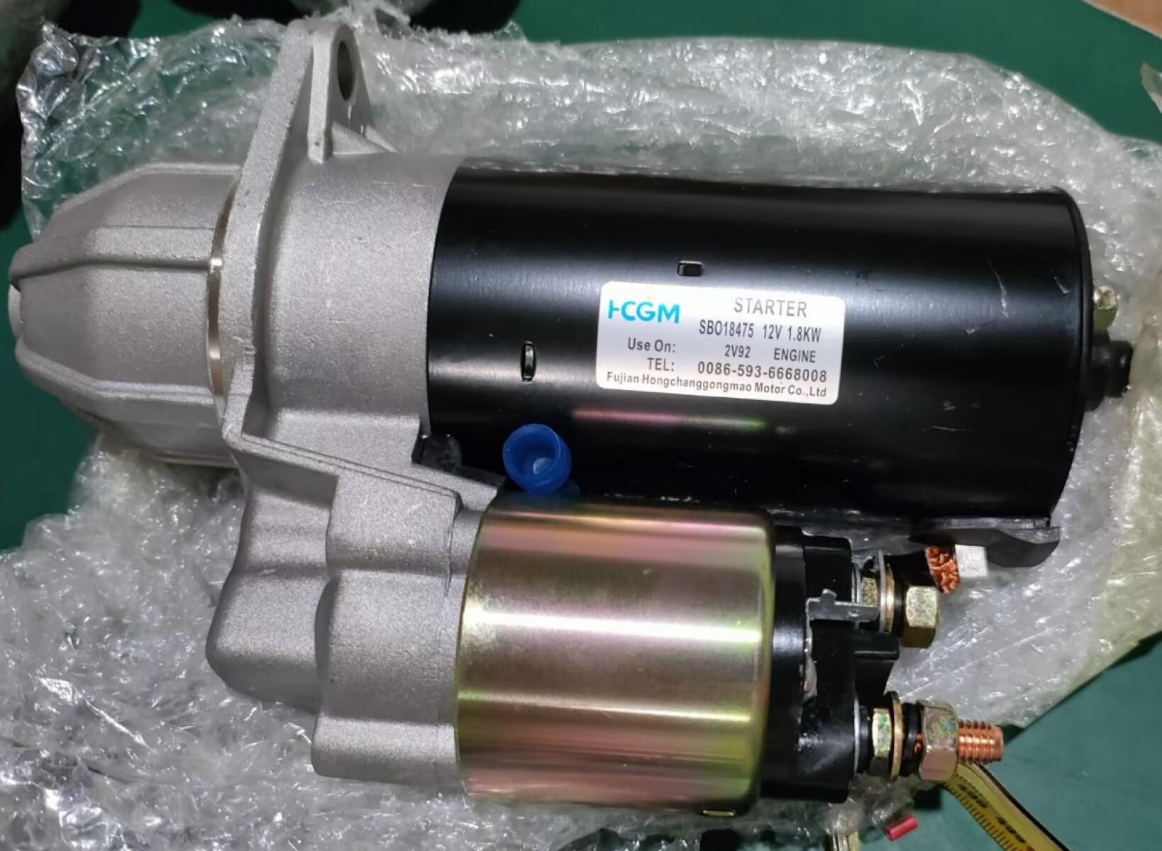 Starter Motor (SBO18475 2V92 /12V 1.8KW.) Starter Motor (SBO18475 2V92 /12V 1.8KW.)