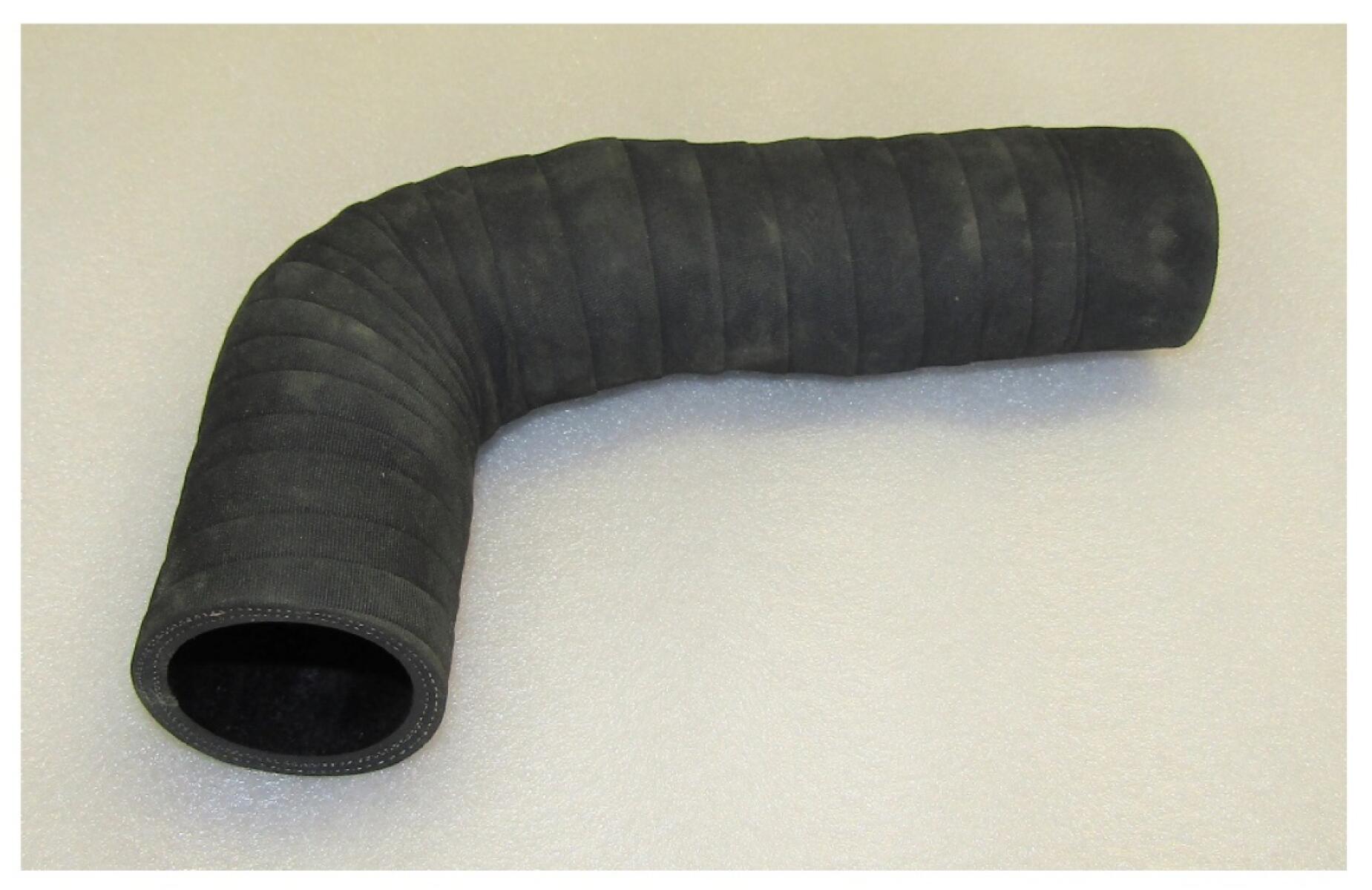 Патрубок радиатора (48х38х220х120) нижний Ricardo K4100DS; TDК 30 4L/Rubber hose, water inlet Патрубок радиатора (48х38х220х120) нижний Ricardo K4100DS; TDК 30 4L/Rubber hose, water inlet