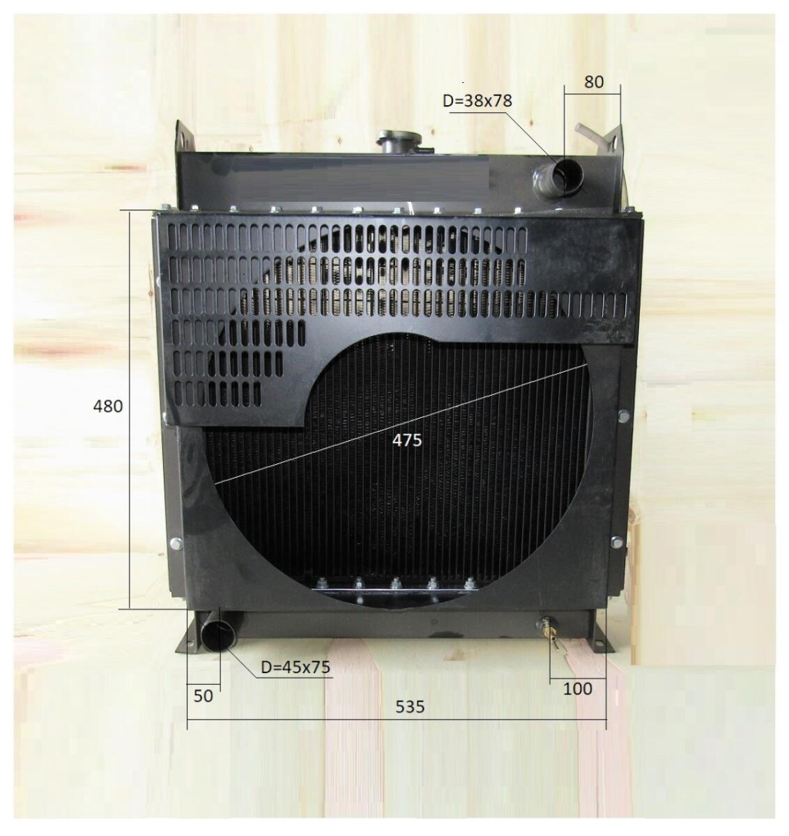 Радиатор охлаждения TDQ 38 4L/Radiator Радиатор охлаждения TDQ 38 4L/Radiator