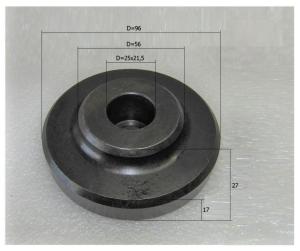 Чашка ударного механизма TSS-95GPD (D96х56х25 мм) /Inner Pile Head Чашка ударного механизма TSS-95GPD (D96х56х25 мм) /Inner Pile Head