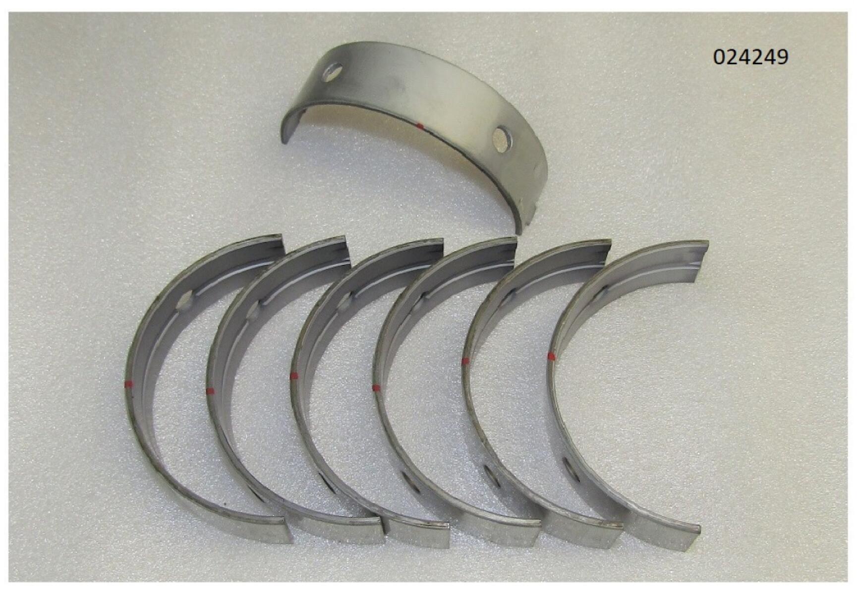 Вкладыш коренной верхний (7 шт. на 1 дв.)TDH 192 6LTE /Main bearing shell (upper) Вкладыш коренной верхний (7 шт. на 1 дв.)TDH 192 6LTE /Main bearing shell (upper)