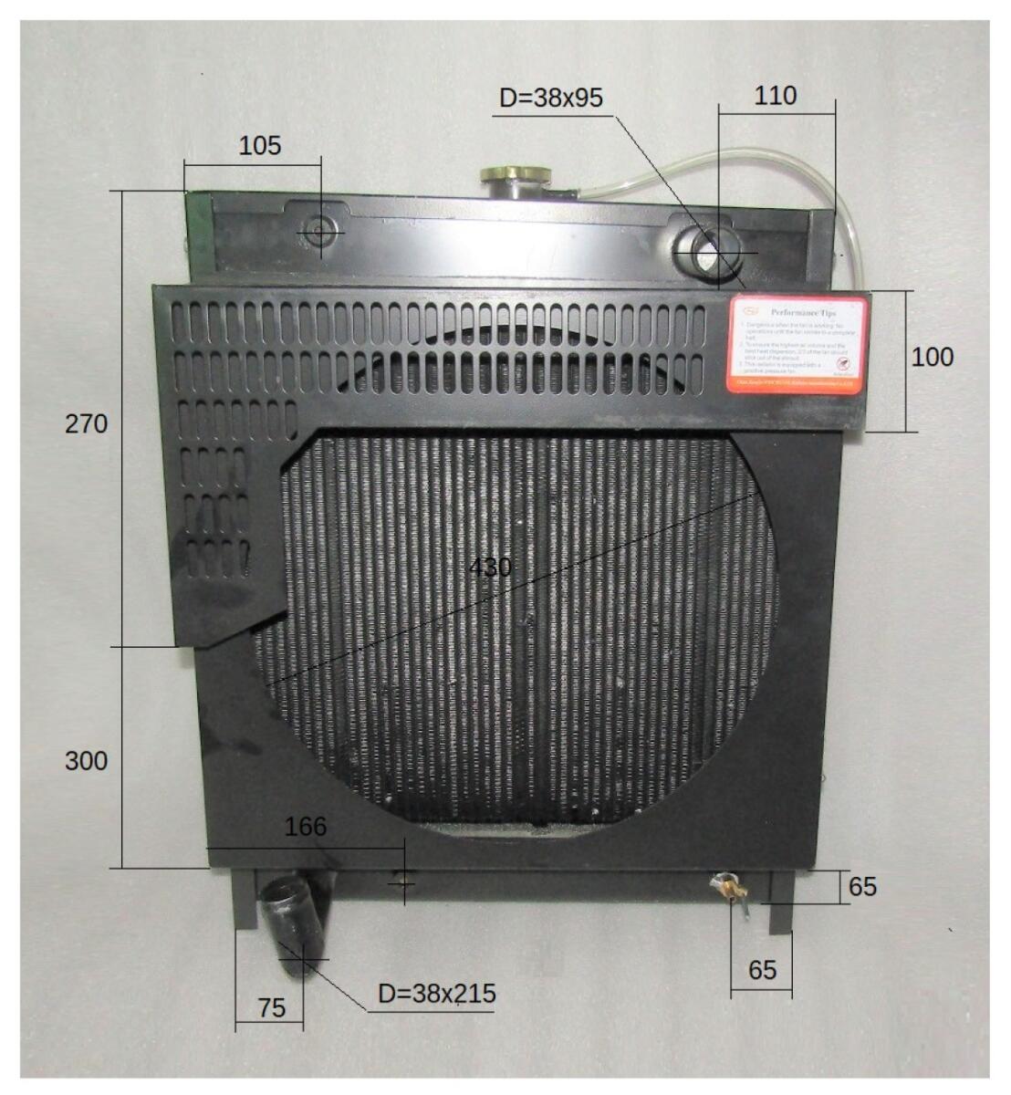 Радиатор охлаждения Ricardo Y485BD; TDК 14,17 4L/Radiator assembly Радиатор охлаждения Ricardo Y485BD; TDК 14,17 4L/Radiator assembly